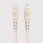 Ladekabel USB-C -> Apple Lightning, 1.0m Eco Friendly, white vanilla (Uunique) vendere